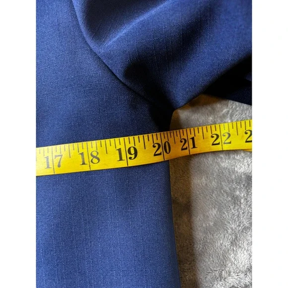 Nancy II Vintage Navy Blue White Pleated Skirt Suit Set Nautical Preppy 10P - Picture 9 of 14